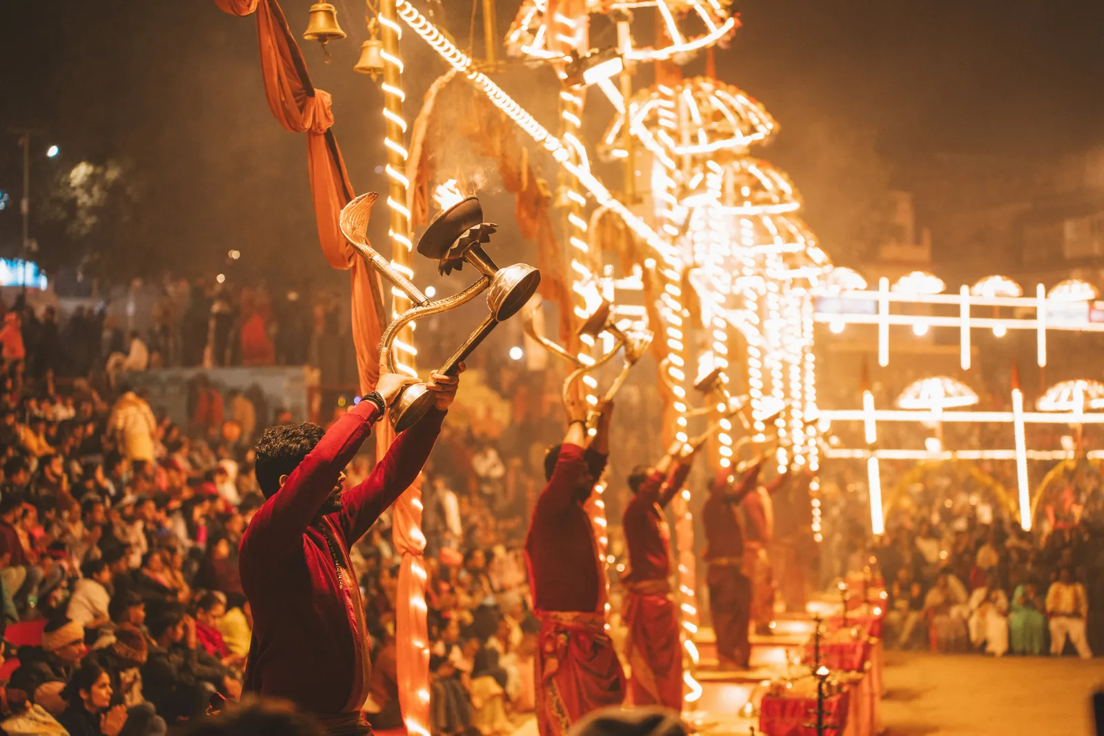 Ganga Aarti at Dashashwamedh Ghat, Varanasi